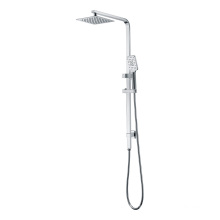 Wall Mount Adjustable Shower Bar Brushed Nickel